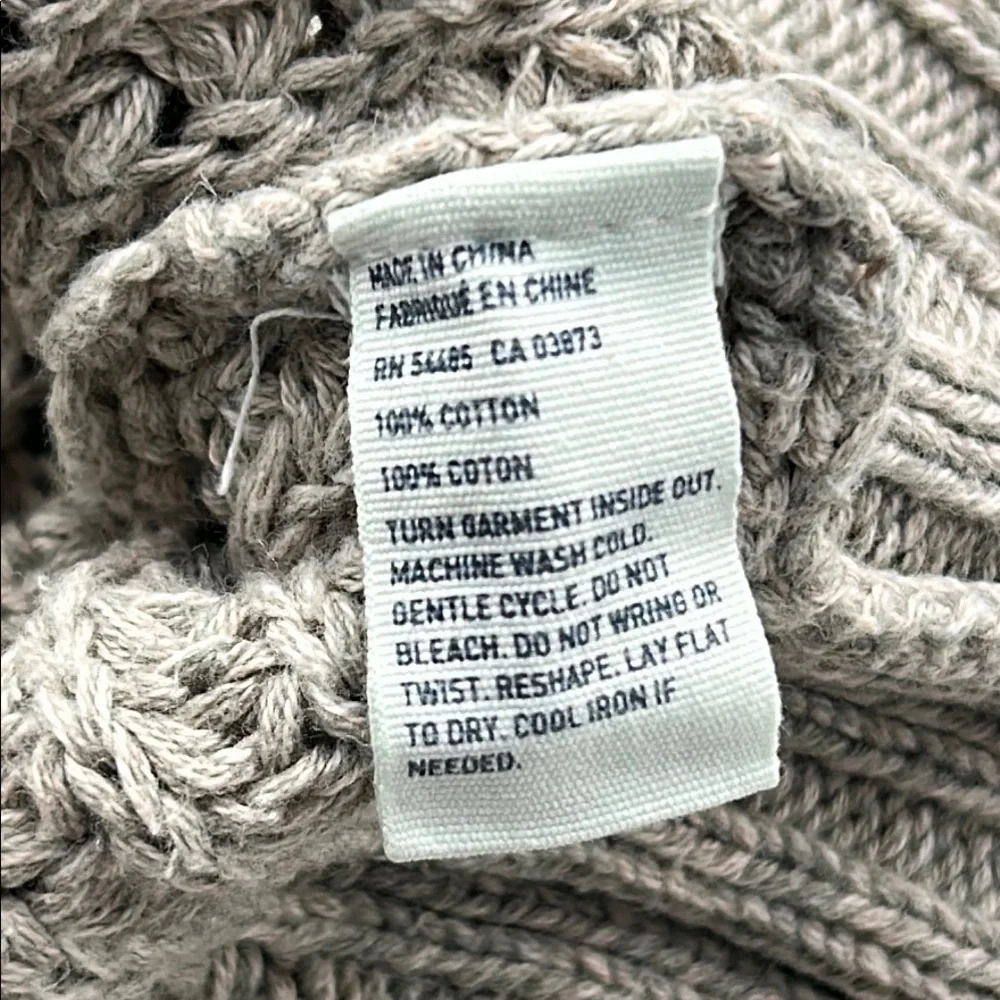 Bella Swan Core American Eagle Knit Cardigan Y2K Twilight Grunge Small Gray